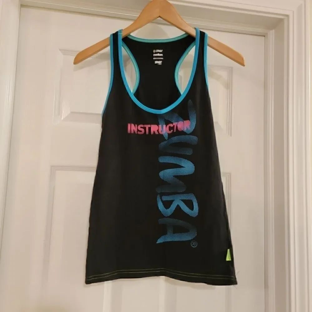 Zumba instructor tank size medium